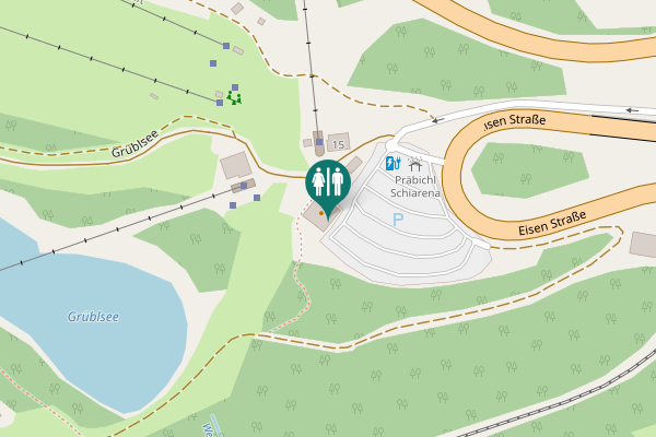 Map showing location of Weidauweg 18 Toilet