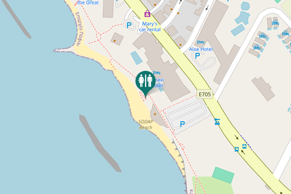 Map showing location of Λεωφόρος Ποσειδώνος 28 Toilet