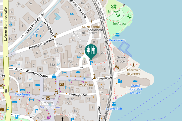 Map showing location of Saalfeldnerstraße 1 Toilet