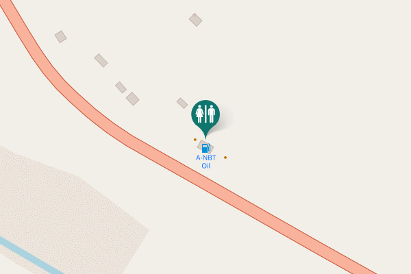 Map showing location of A1 Toilet