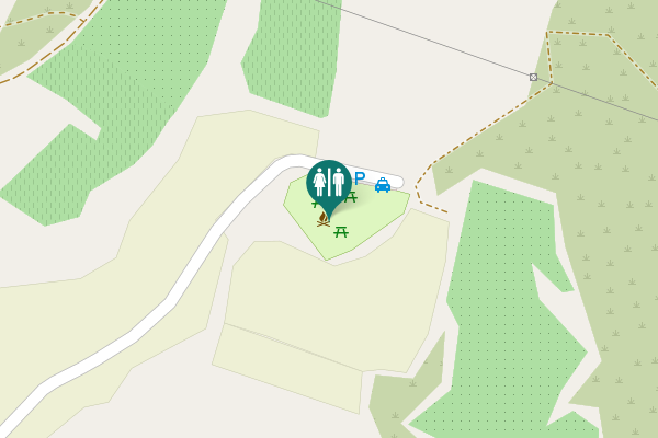 Map showing location of Alektora Toilet