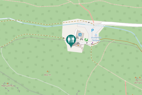 Map showing location of 43 Toilet