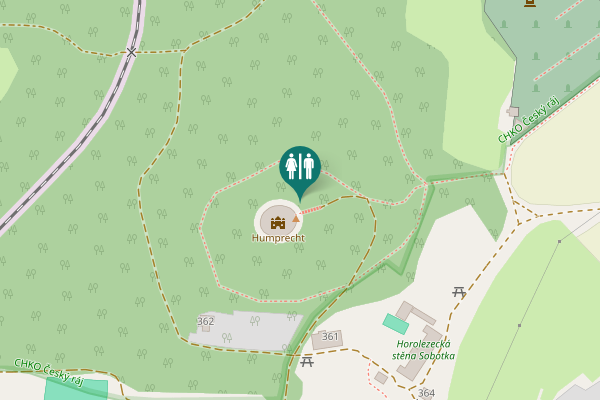 Map showing location of 363 Toilet