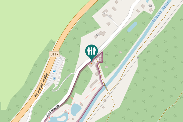 Map showing location of Bodenweg 64 Toilet