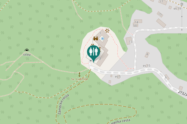 Map showing location of 27323 Toilet
