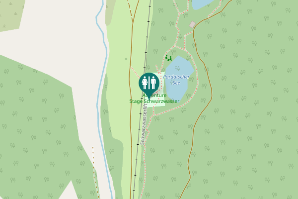 Map showing location of Taja Trail 3 Toilet