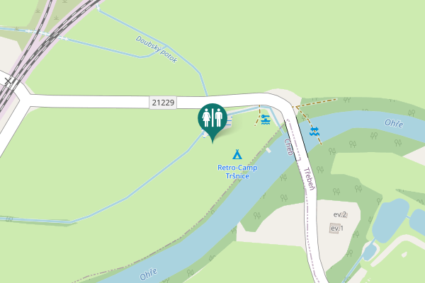 Map showing location of 21229 Toilet