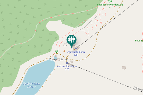 Map showing location of Schönleitenweg Toilet