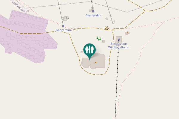 Map showing location of 247 Toilet