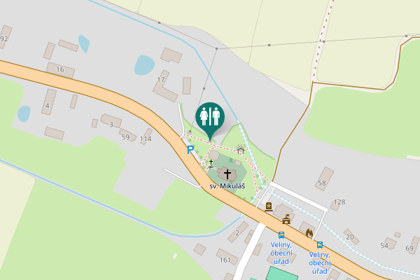 Map showing location of 36 Toilet