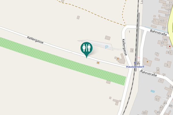 Map showing location of Kellergasse Toilet