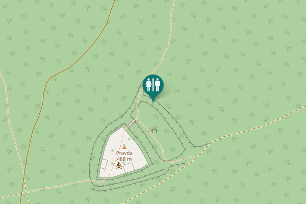 Map showing location of 22924 Toilet