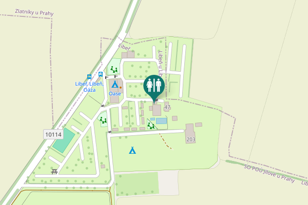 Map showing location of 47 Toilet