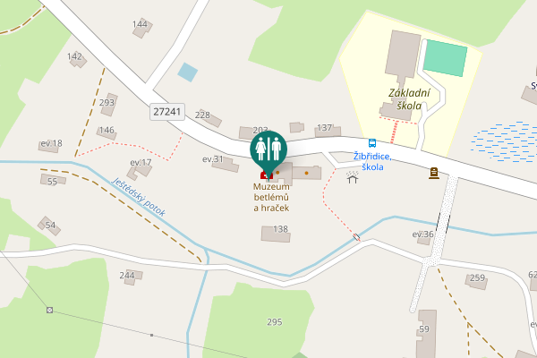 Map showing location of 258 Toilet