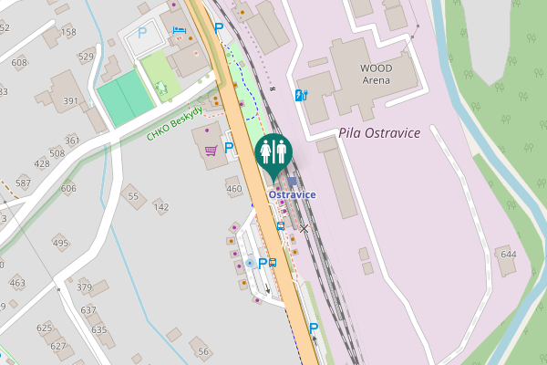Map showing location of 264 Toilet