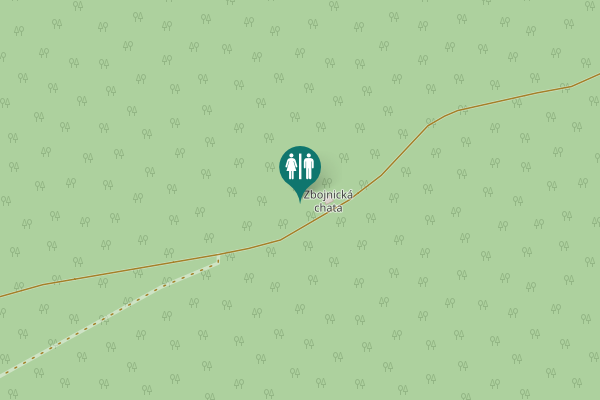 Map showing location of Horní Morava Toilet