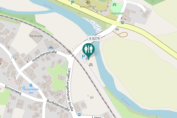 Map showing location of K 8279 Toilet