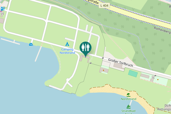 Map showing location of Großer Torfbruch 16a Toilet
