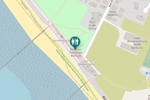 Map showing location of von-Frese-Straße 46 Toilet