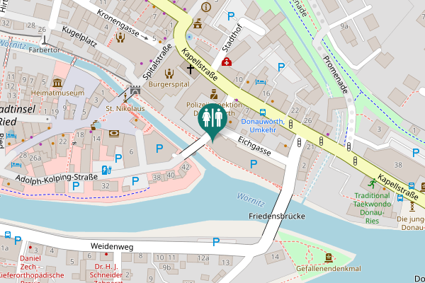 Map showing location of Adolph-Kolping-Straße Toilet