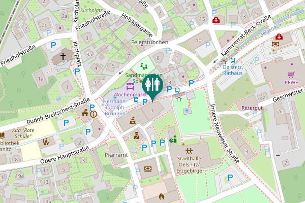 Map showing location of Rathausplatz 1 Toilet