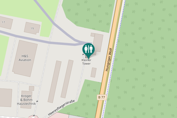 Map showing location of Heeresfliegerstraße 16 Toilet