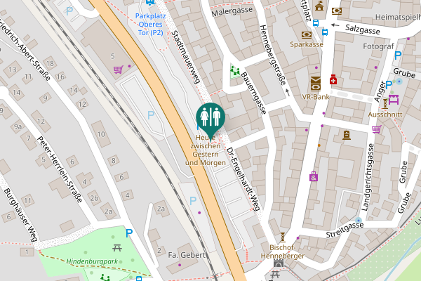 Map showing location of Dr.-Engelhard-Weg Toilet