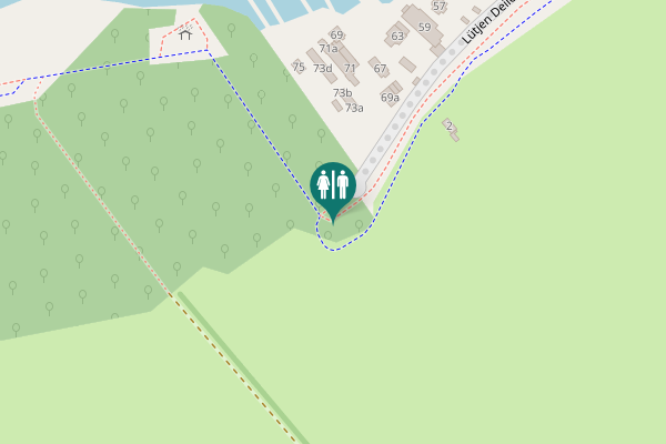 Map showing location of Lütjen Deile 73a Toilet