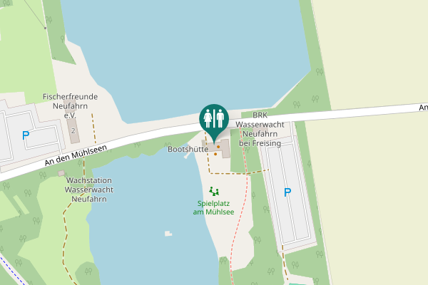 Map showing location of An den Mühlseen 1 Toilet