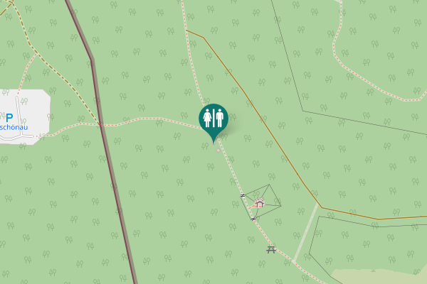 Map showing location of Nationalparkstraße Toilet