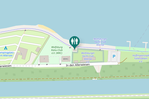 Map showing location of In den Allerwiesen 9 Toilet