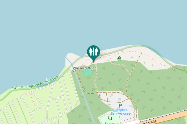 Map showing location of Münchener Straße 151 Toilet