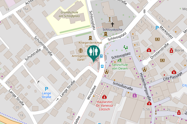 Map showing location of Schloßstraße 1 Toilet