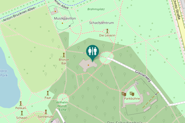 Map showing location of Karl-Tauchnitz-Straße 26 Toilet