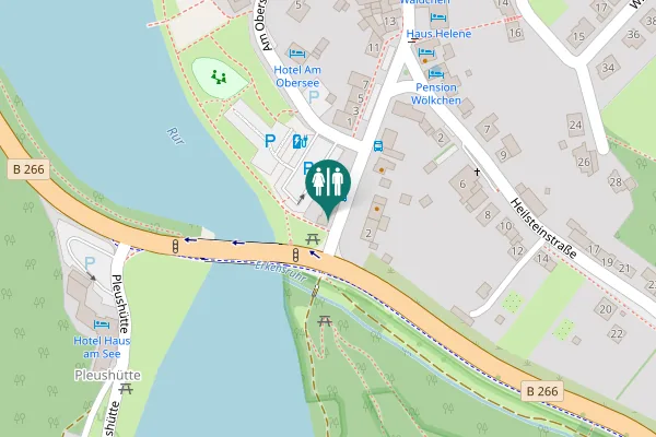 Map showing location of Rurstraße 2 Toilet