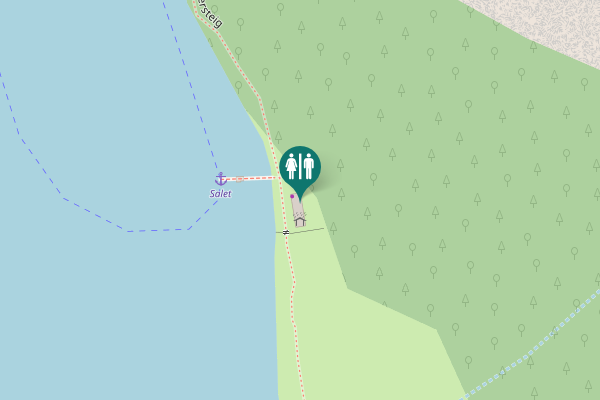 Map showing location of Kaunersteig 1 Toilet