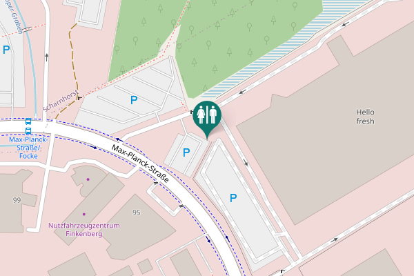 Map showing location of Max-Planck-Straße 104 Toilet