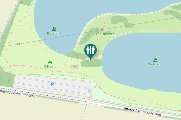 Map showing location of Unterer Aschheimer Weg 2 Toilet