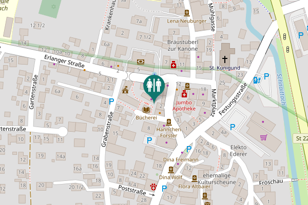 Map showing location of Sity-Toilette