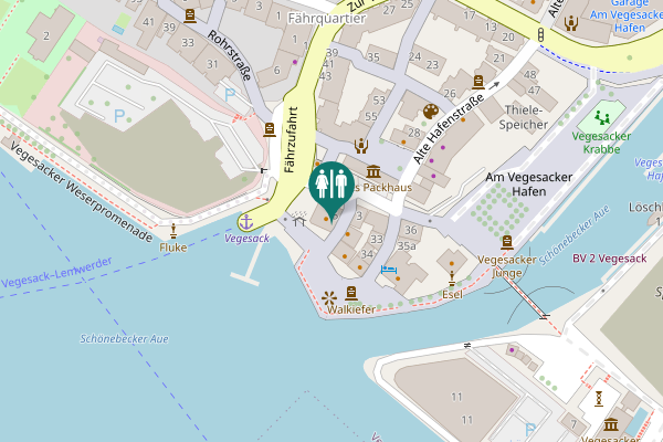 Map showing location of Rohrstraße 5 Toilet
