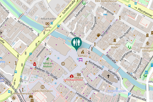 Map showing location of Marktplatz 2 Toilet