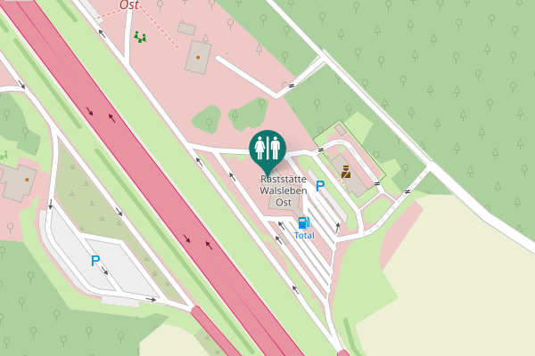Map showing location of Zum Wasserwerk 3 Toilet