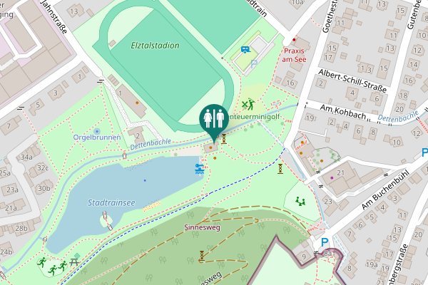 Map showing location of Goethestraße 16a Toilet