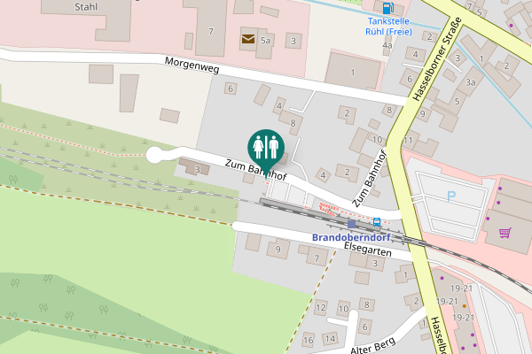 Map showing location of Zum Bahnhof 6 Toilet