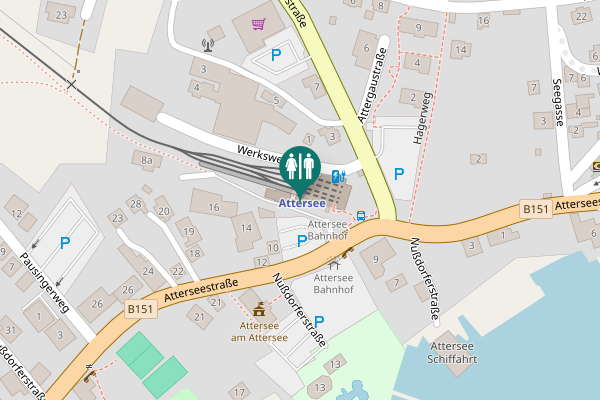 Map showing location of Nußdorferstraße 8 Toilet
