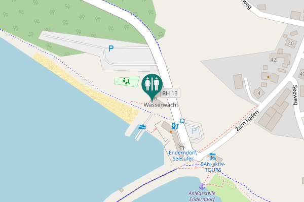 Map showing location of Zum Hafen 10 Toilet