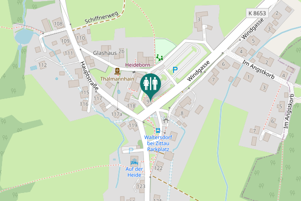 Map showing location of Windgasse 9 Toilet
