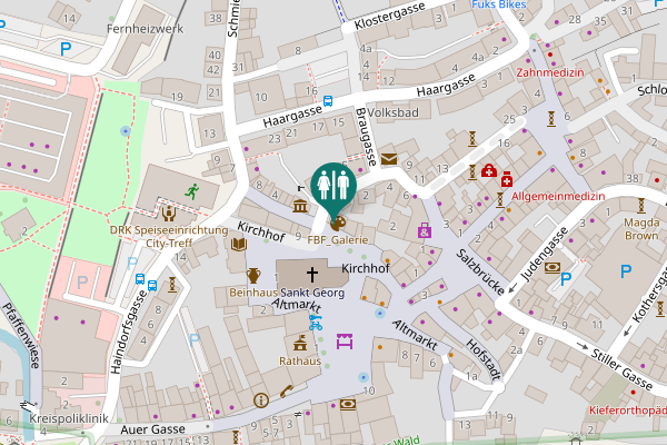 Map showing location of Gillersgasse 2 Toilet