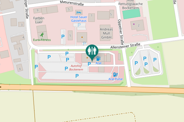 Map showing location of Oppelner Straße 1 Toilet