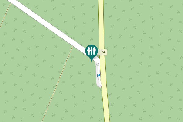 Map showing location of K 1268 Toilet